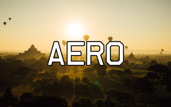 Aero: The Geometric Sans Serif for Modern Design