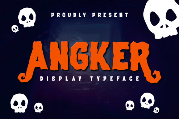 Angker: The Display Typeface for Unforgettable Halloween Branding