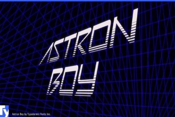 Astron Boy: A Retro-Inspired Display Font for Modern Creatives