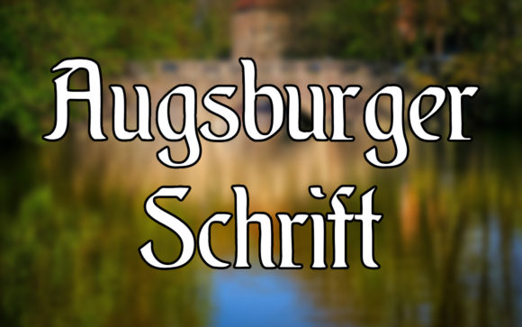 Augsburger Schrift: Vintage Charm for Modern Branding