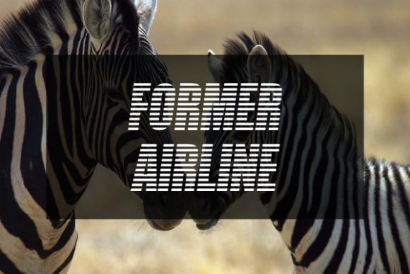 Former Airline: The Striped Typeface That Cuts Through the Noise