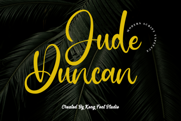 Jude Duncan: A Handwritten Font for Modern Creatives