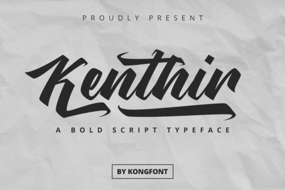 Kenthir: The Playful Handwritten Font for Modern Creators