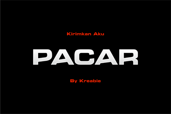 Pacar: A Bold Typeface for Unforgettable Designs