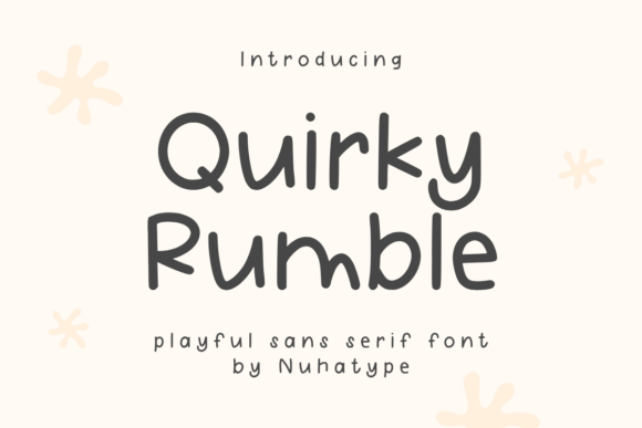 Quirky Rumble: The Elegantly Minimalist Font for Modern Creators