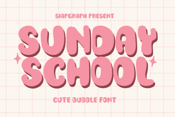 Sunday School: A Bold Retro Font for Modern Design